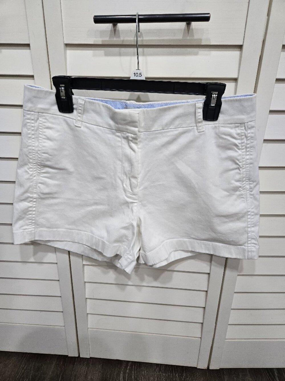 J crew short size 12, White, like new